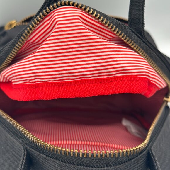 🎒 **Herschel Nova Mini Backpack - Black with Gold Zippers** - Picture 7 of 9